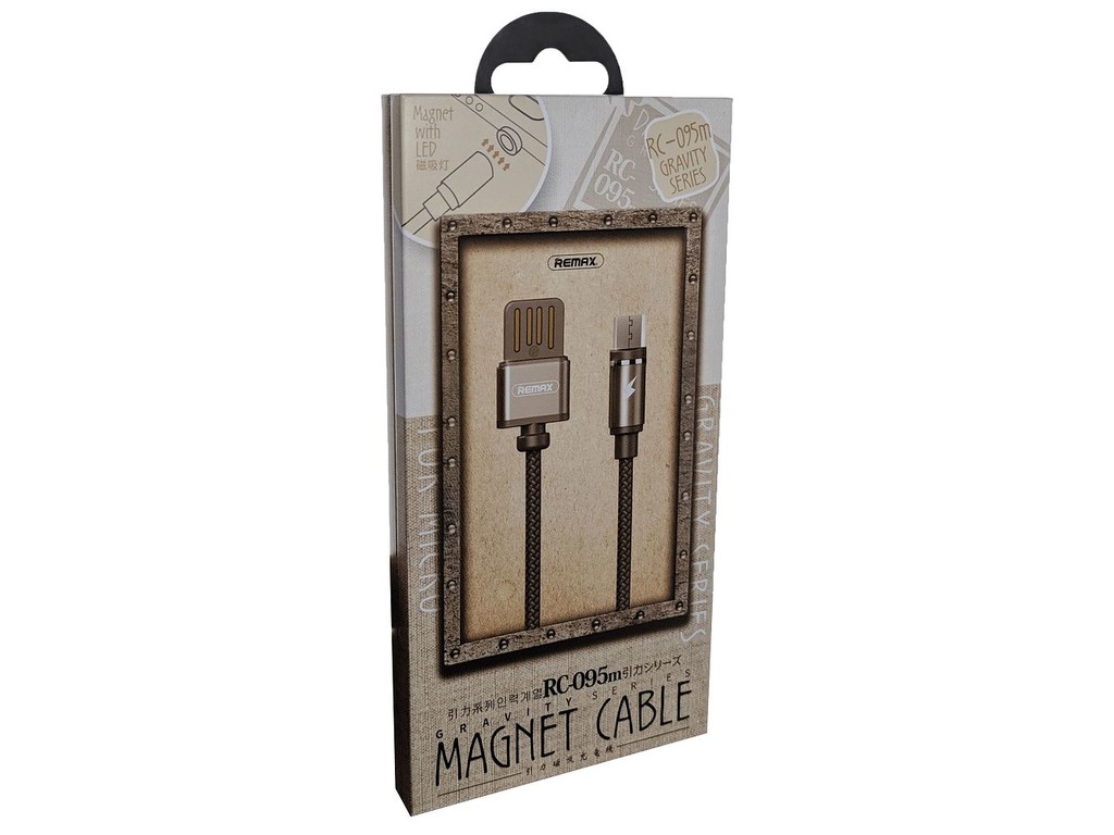 USB кабель магнит Remax RC-095m OR