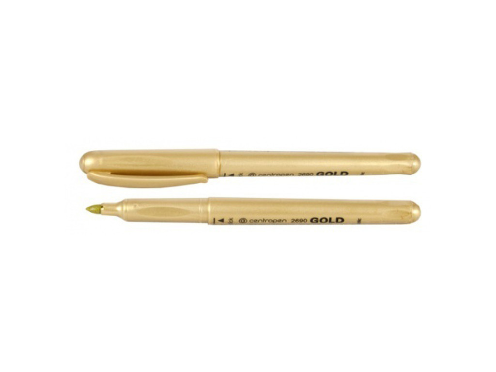 Маркер Gold & Silver, золотой, Centropen