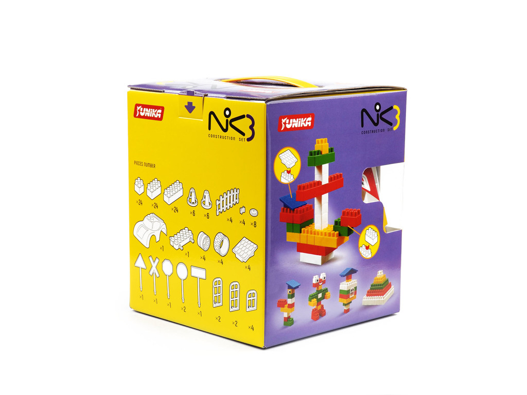 Конструктор дитячий "NIK-3" (128 дет.)
