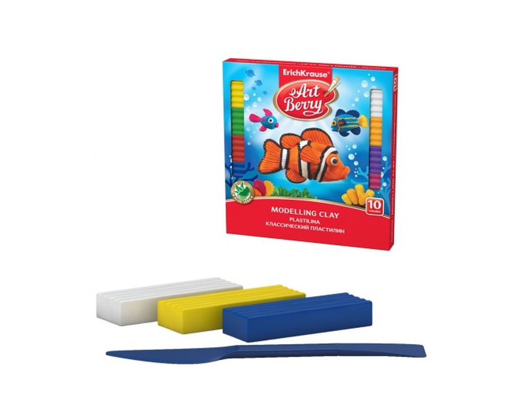 Пластилін Art Berry, 10 кольор., 180{}