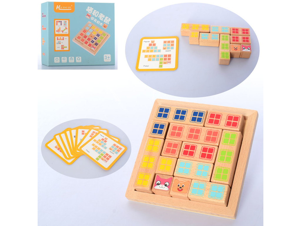 Деревянная игрушка Танграм MD 2773