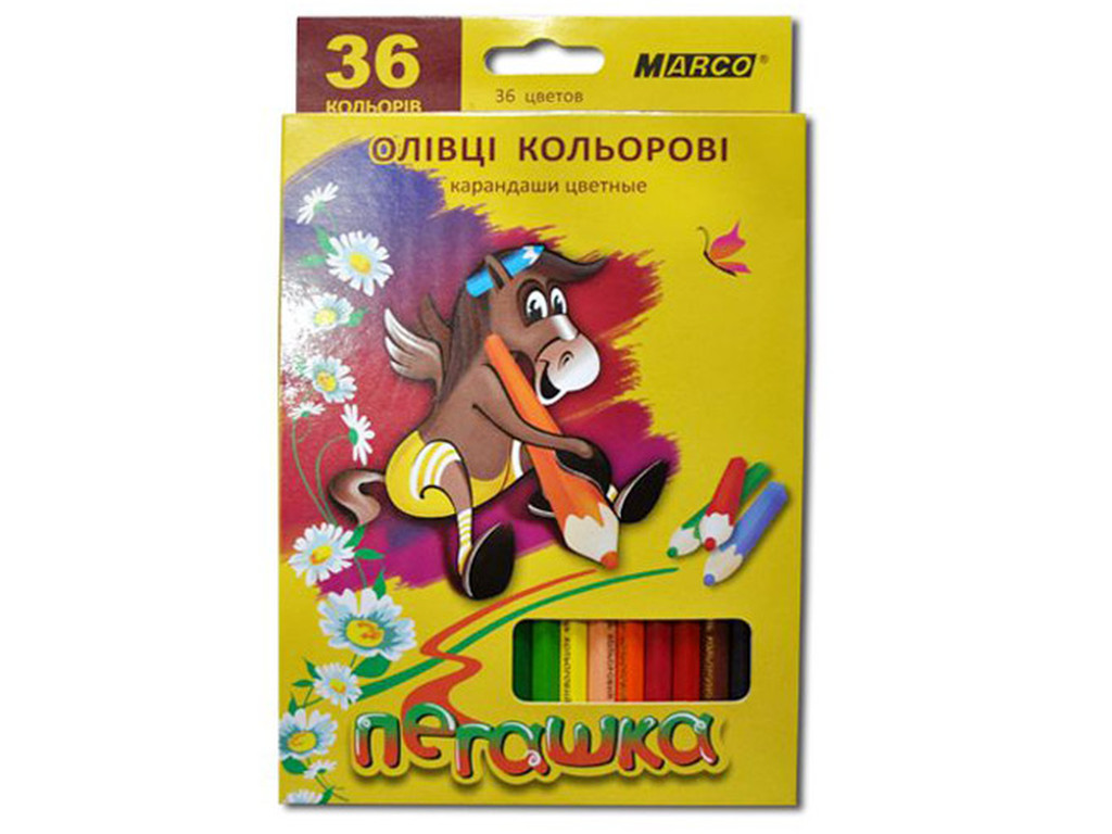 Карандаши 36 цветов шестигранные ,{}