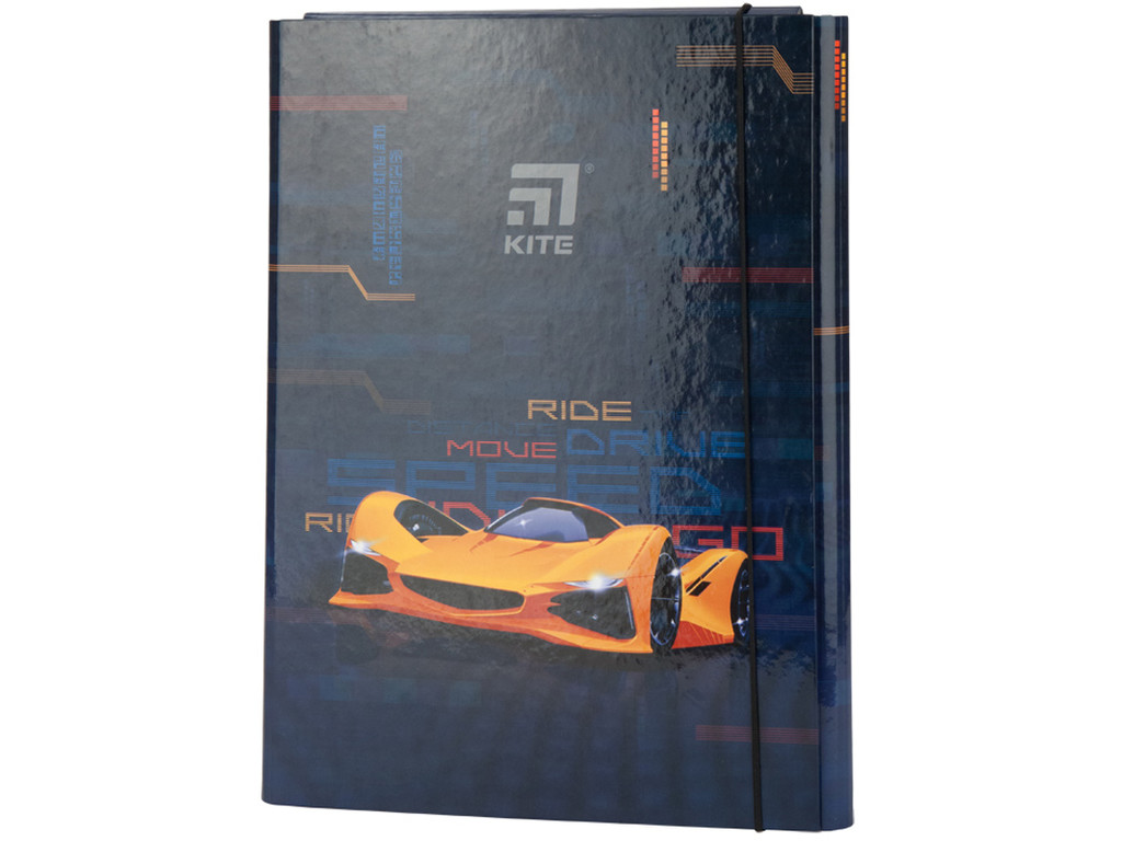 Папка для праці, А4, Kite, Fast Cars