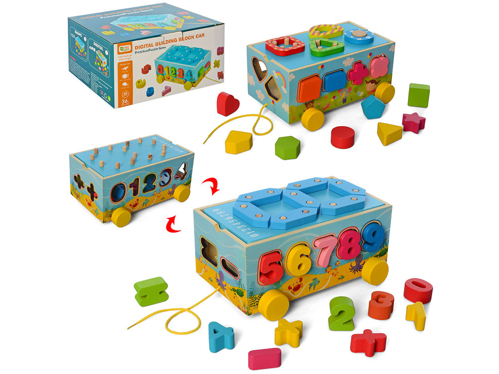Деревянная игрушка Центр развивающий MD 2609