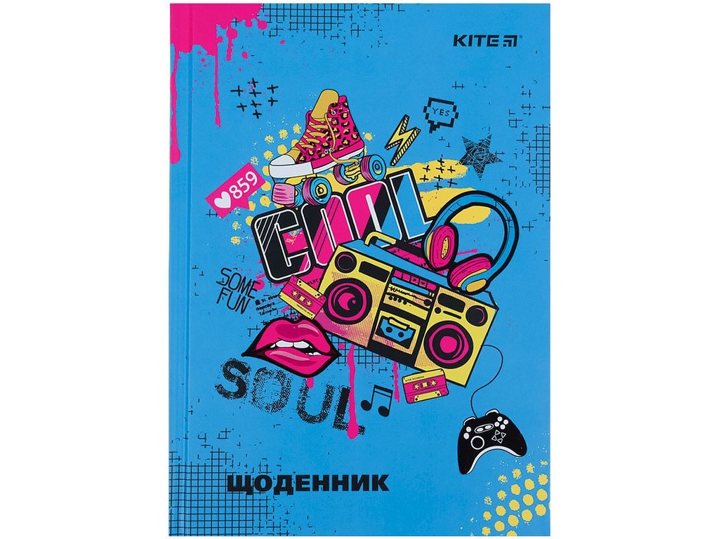 Щоденник шкільний, тверда обкл, Cool
