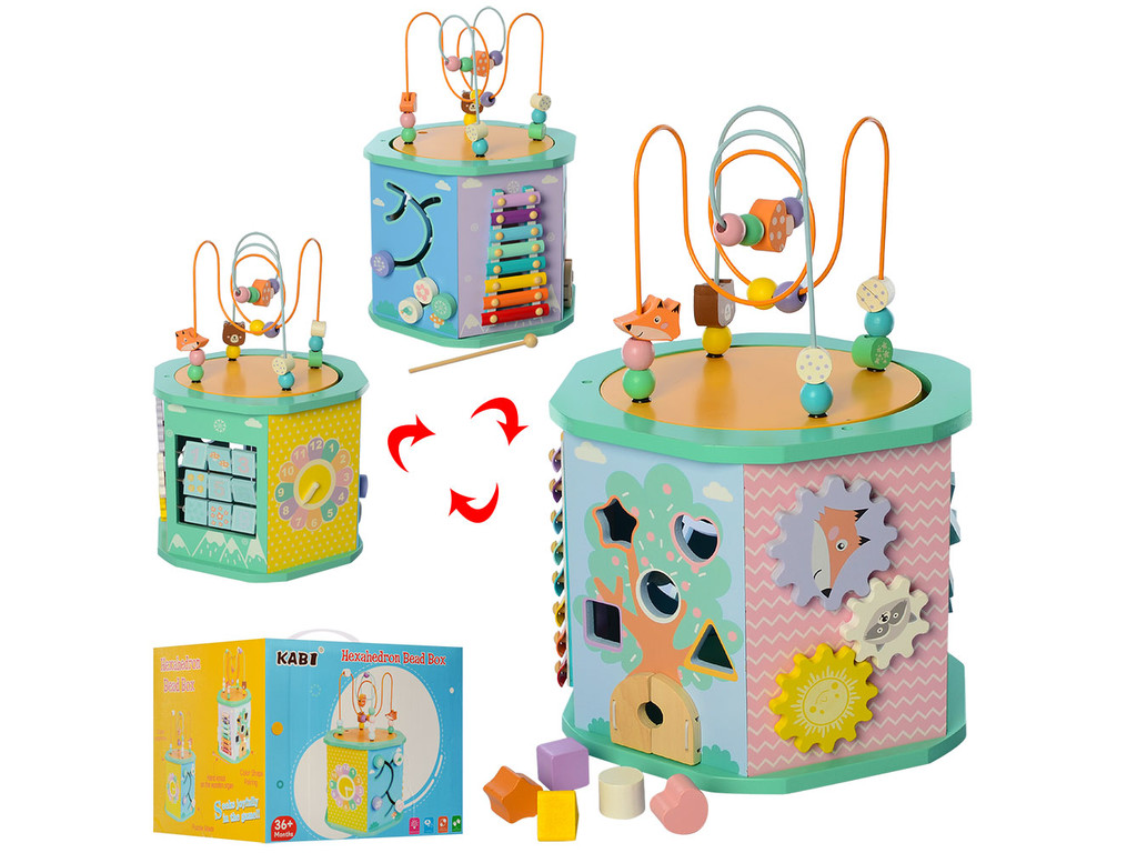 Деревянная игрушка Центр развивающий MD 2555