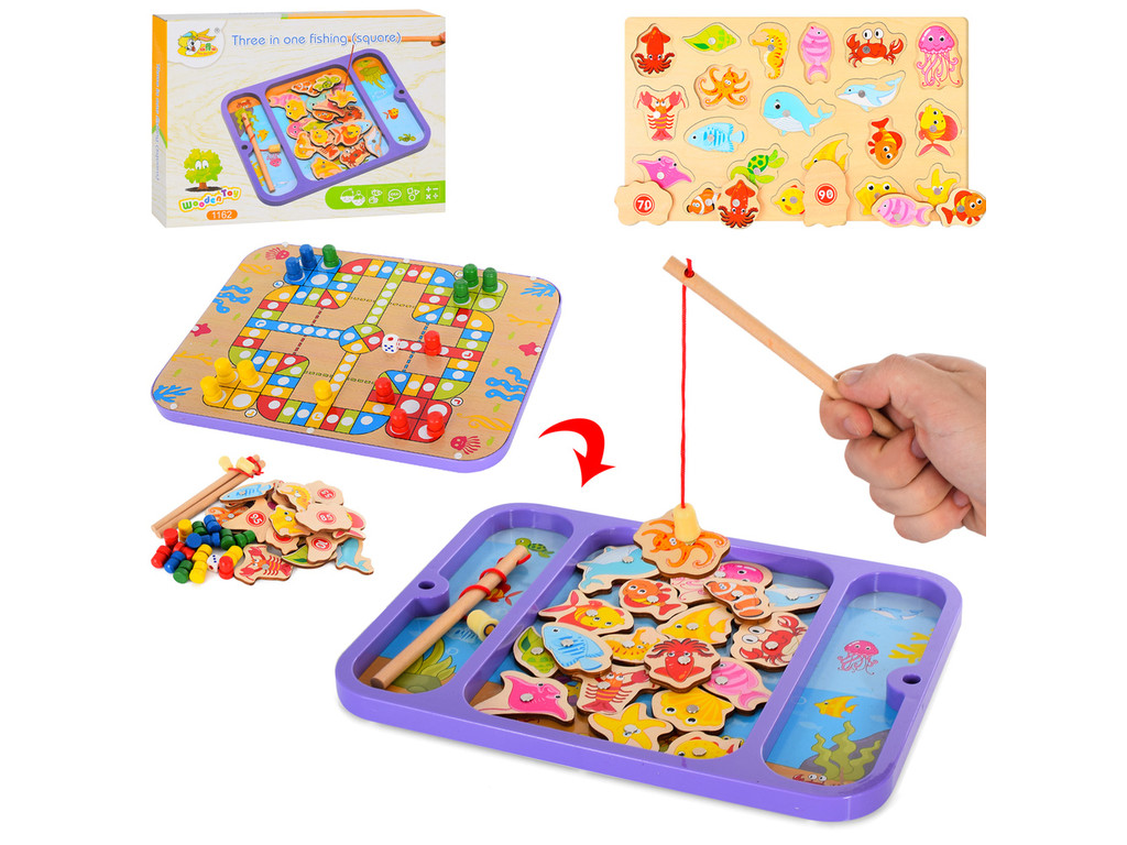 Деревянная игрушка Рыбалка MD 1784