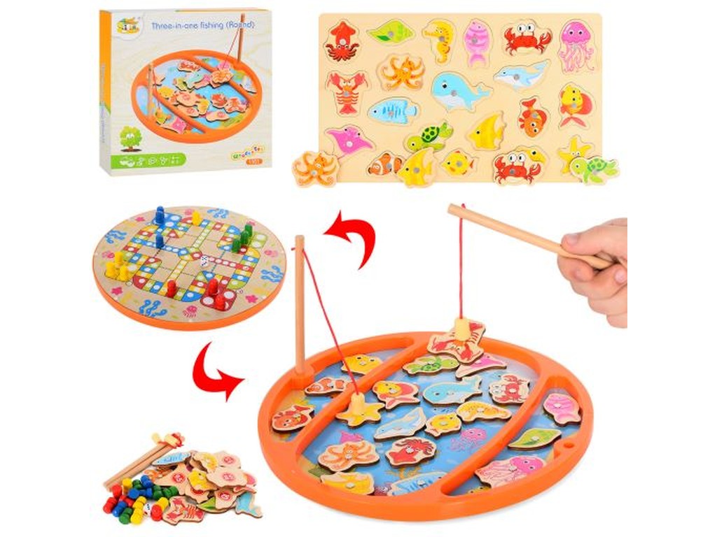 Деревянная игрушка Рыбалка MD 1785