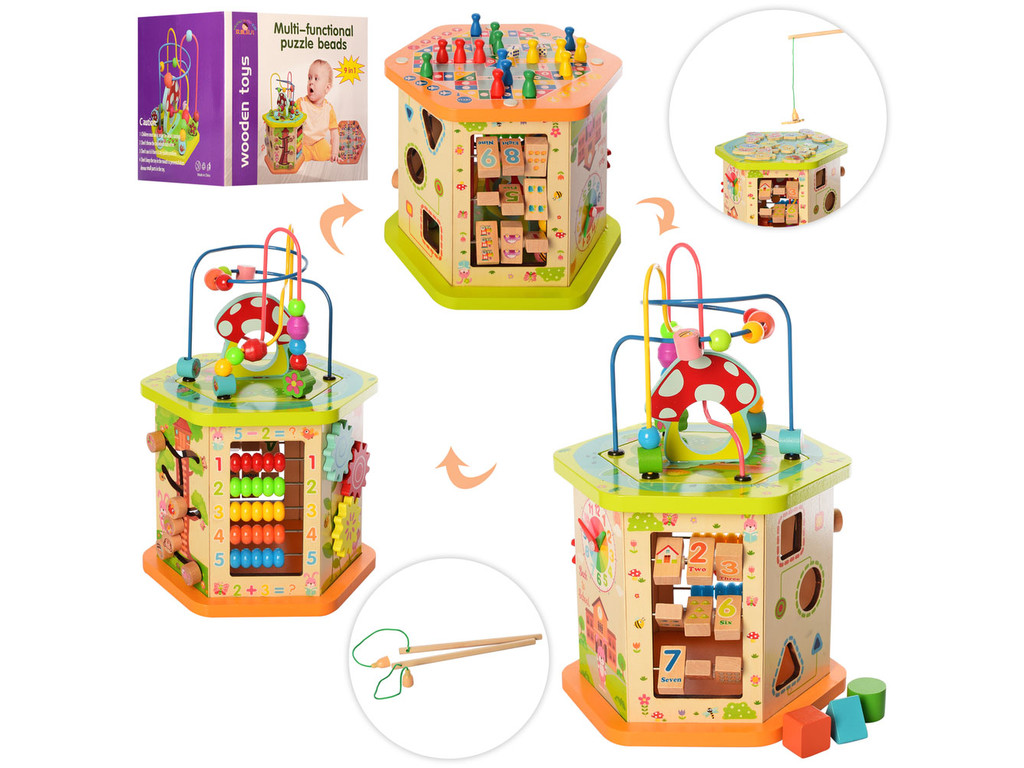 Деревянная игрушка Центр развивающий MD 2433