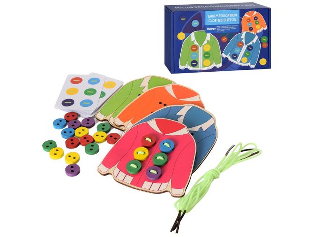 Деревянная игрушка Шнуровка MD 1650