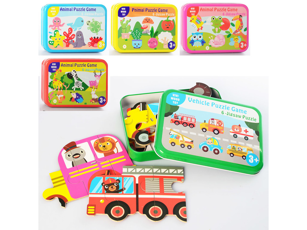 Деревянная игрушка Пазлы MD 2383