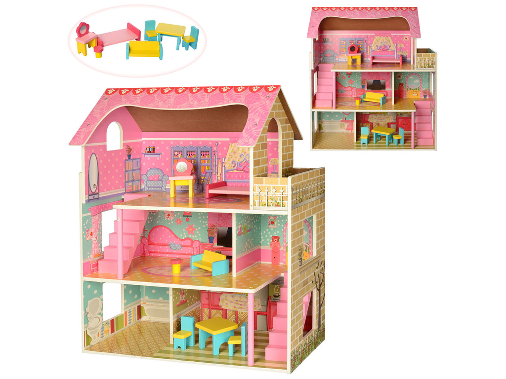 Деревянная игрушка Домик MD 2203