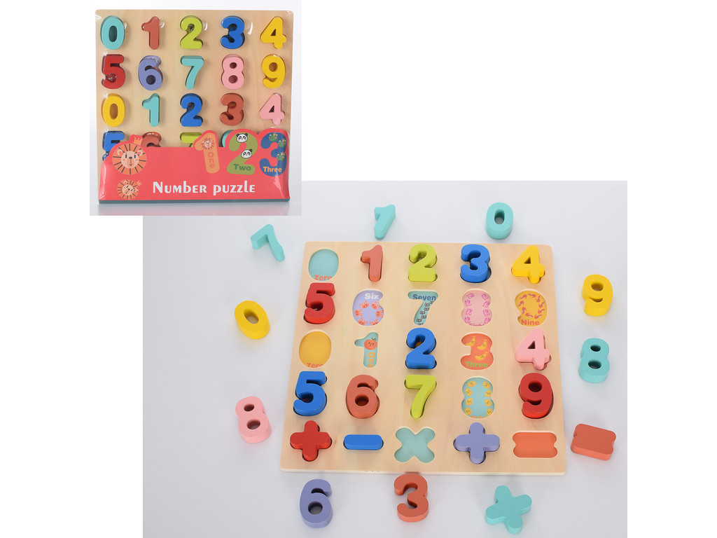 Деревянная игрушка Рамка-вкладыш MD 1833