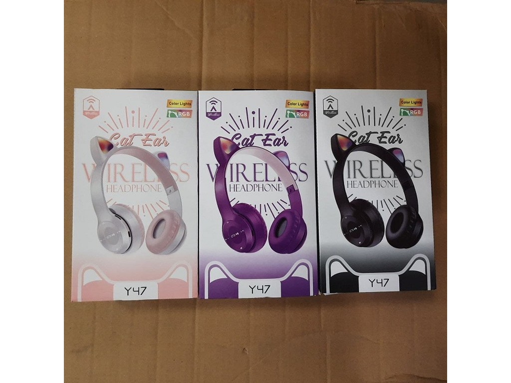 Наушники Y47 Котик