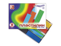Пластилин "Классика" 8 цв. 160 г 12С867-08, со сте