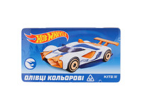 Олівці кол. тригран, 12 шт., мет.пенал HW