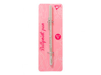 Ручка кулькова YES "Happy pen", сріб., 1шт/уп