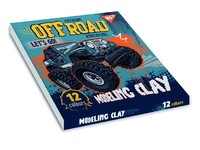 Пластилин YES "Off Road", 12 цв, 240г,{}