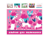 Альбом для малювання А4 28л/100 скоба,{}