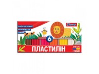Пластилін 1Вересня "Zoo Land", 6 кол.,{}