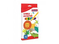 Карандаши 1 Вересня 12 цв. "Zoo Land"