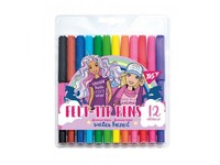 Фломастеры YES 12 цветов "Barbie"