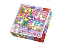 Puzzles - "4in1" - Llamas on vacation{}