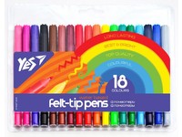 Фломастеры YES 18 цветов "Erudite"